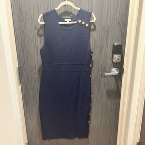 Fitted Button NY & Co Midi Dress